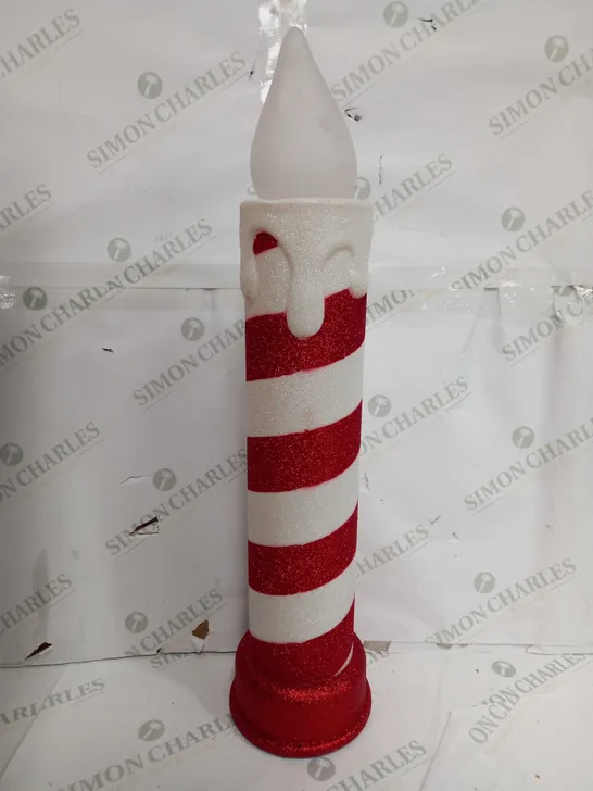 MR CHRISTMAS INDOOR/OUTDOOR 24" LIGHT UP CANDLE