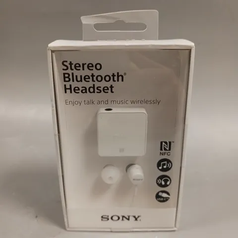 BOXED SONY STEREO BLUETOOTH HEADSET 