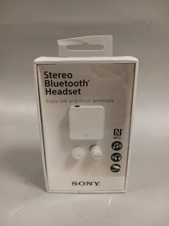 BOXED SONY STEREO BLUETOOTH HEADSET 