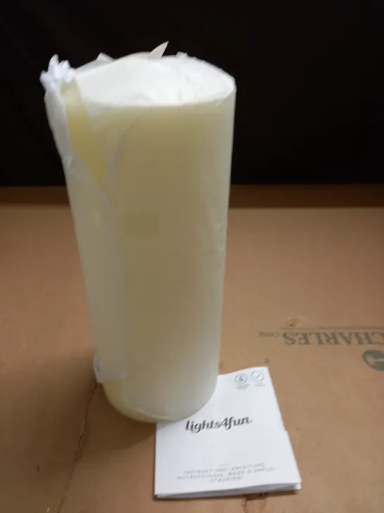 TRUGLOW BATTERY CHAPLE CANDLE IN IVORY