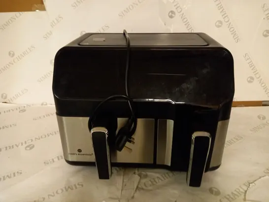 COOK'S ESSENTIALS 7.7L DUAL AIR FRYER