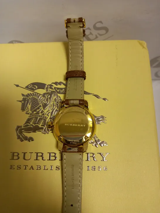 BOXED BURBERRY WATCH 