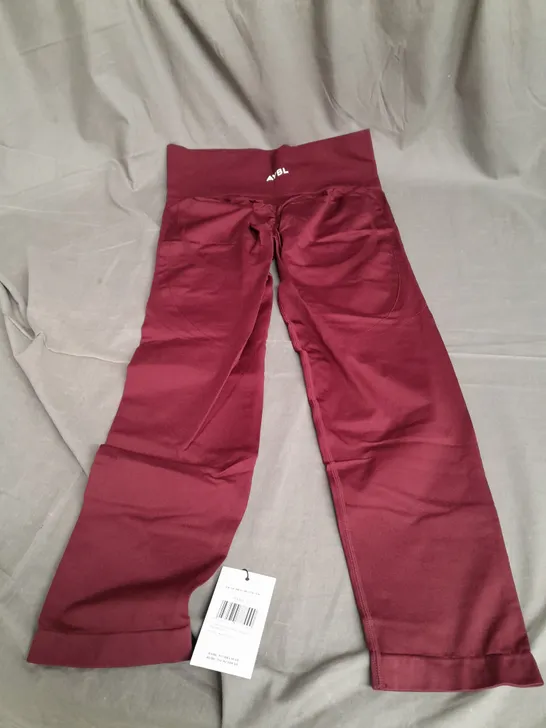 AYBL EMPOWER SEAMLESS LEGGING RED WINE LARGE