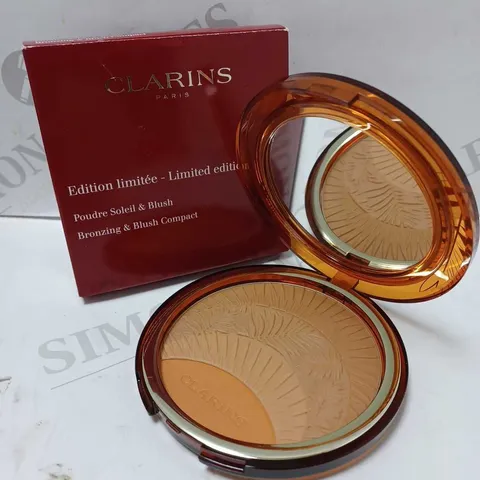 CLARINS BRONZING & BLUSH COMPACT LIMITED EDITION