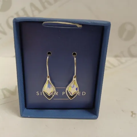 NEXT SILVER PLATED TEAR DROP DANGLE EARRINGS