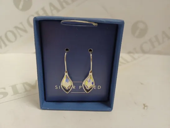 NEXT SILVER PLATED TEAR DROP DANGLE EARRINGS