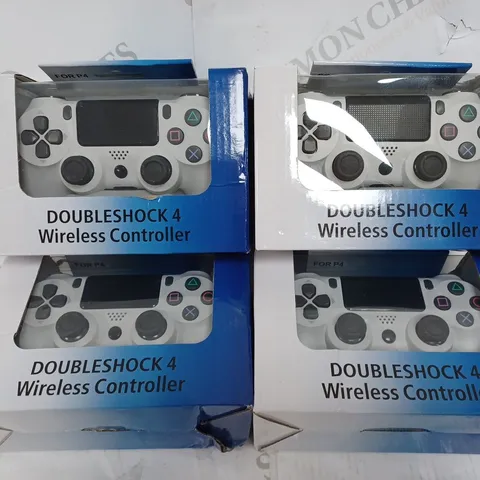 BOX OF 4 DOUBLESHOCK 4 WIRELESS CONTROLLERS FOR PS4