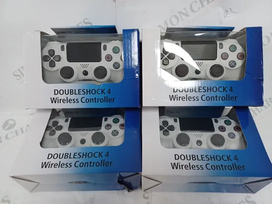 BOX OF 4 DOUBLESHOCK 4 WIRELESS CONTROLLERS FOR PS4