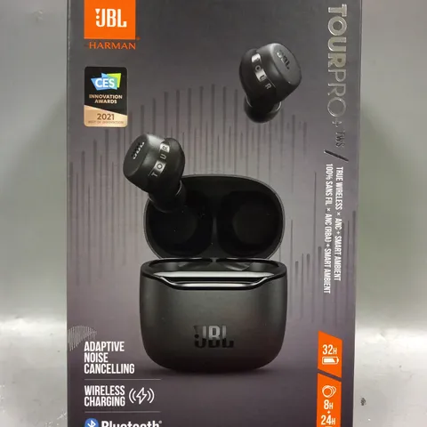 BOXED JBL BY HARMAN TOURPRO+ ADAPTIVE NOISE CANCELLING TRUE WIRELESS EARBUDS