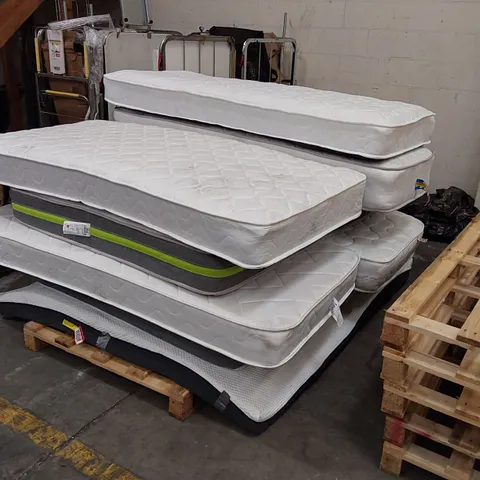 PALLET OF MATTRESS OF ASSORTED SIZES AND BRANDS 