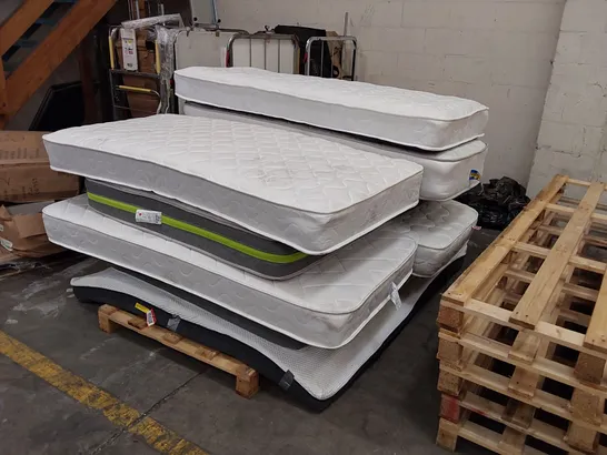 PALLET OF MATTRESS OF ASSORTED SIZES AND BRANDS 