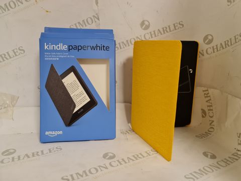 BOXED AMAZON KINDLE PAPERWHITE WATER-SAFE FABRIC COVER - YELLOW