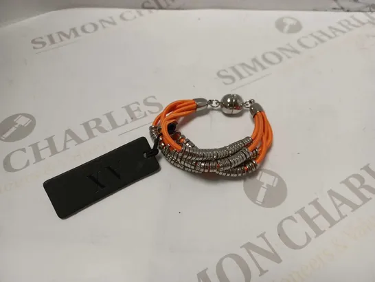 ARMANI EXCHANGE ORANGE MUPTIPLE BAND BRACELET