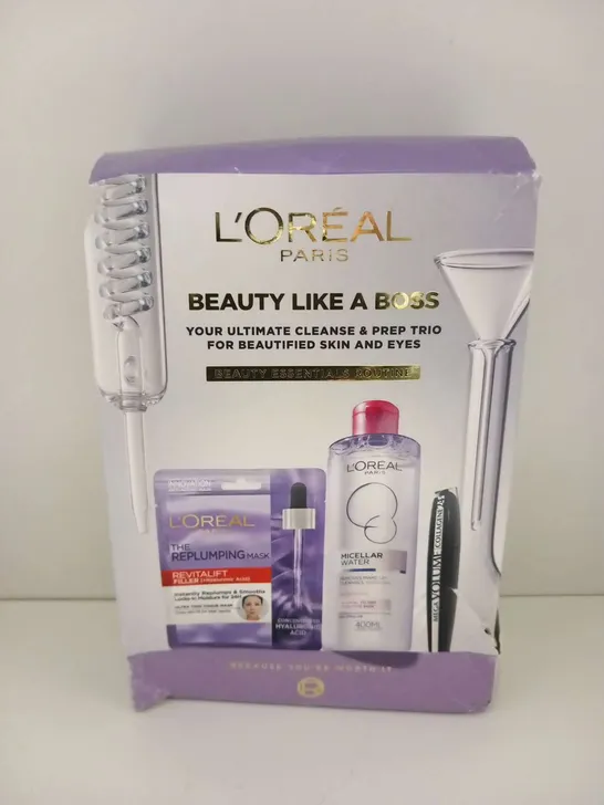 BOXED L'OREAL PARIS BEAUTY LIKE A BOSS GIFT SET