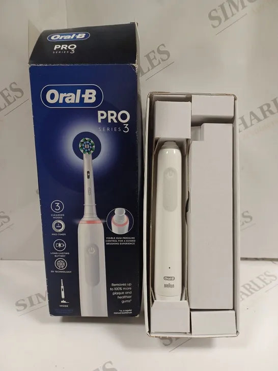 BOXED ORAL-B PRO SERIES 3 ELECTRIC TOOTHBRUSH