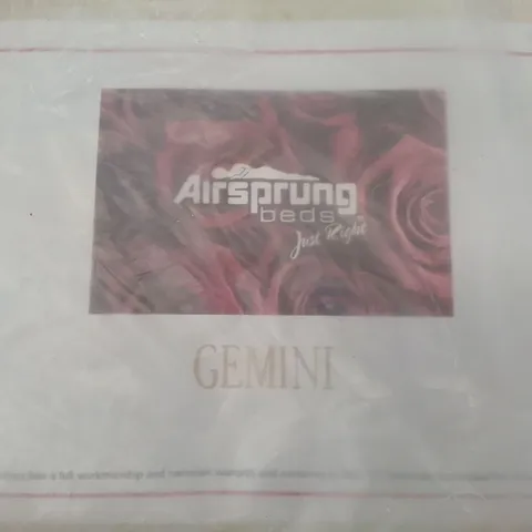 BAGGED AIRSPRUNG BEDS GEMINI 2FT6 MATTRESS 