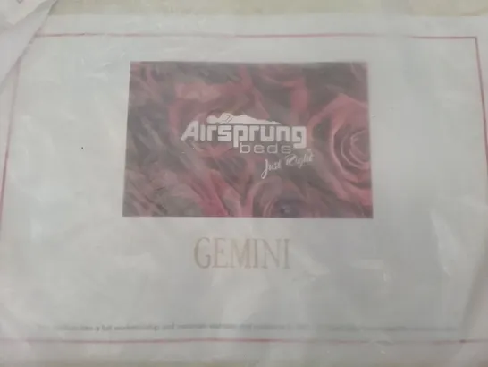 BAGGED AIRSPRUNG BEDS GEMINI 2FT6 MATTRESS 