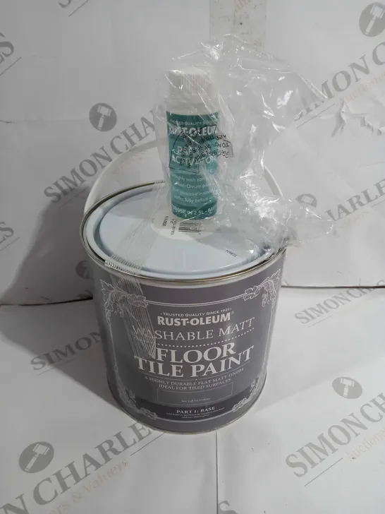 RUST-OLEUM SERENITY WASHABLE MATT FLOOR TILE PAINT/ COLLECTION ONLY 