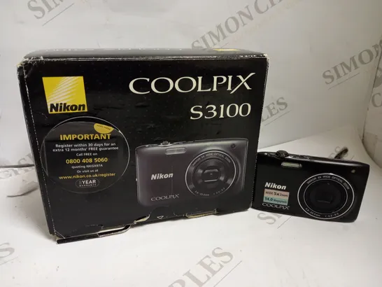 NIKON COOLPIX S3100 DIGITAL CAMERA 