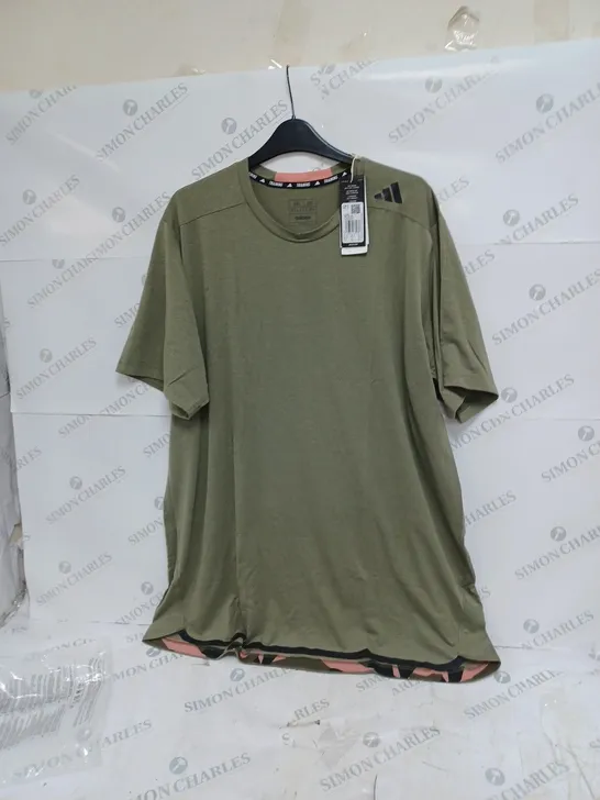 MENS ADIDAS TOP GREEN 2XL