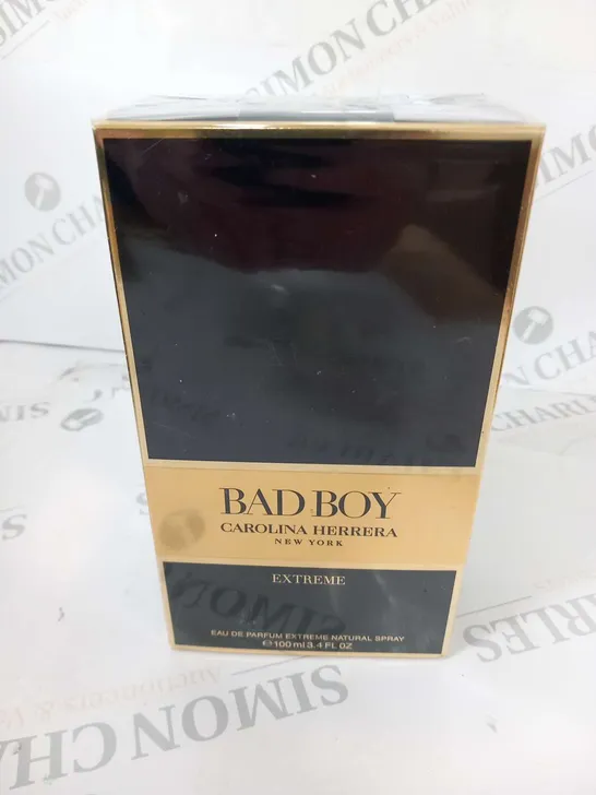 BOXED AND SEALED BAD BOY CAROLINA HERRERA NEW YORK EXTREME EAU DE PARFUM 100ML