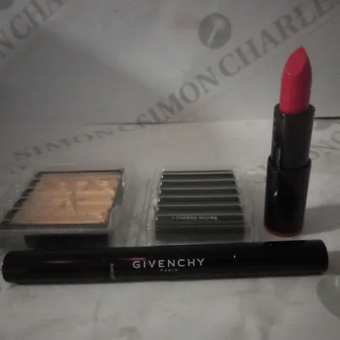 BOX OF APPROX 12 ASSORTED GIVENCHY TESTER PRODUCTS TO INCLUDE LIPSTICK #WANTED CORAL, LES SAISONS GLOW POWDER #01, MISTER LIGHT CORRECTIVE PEN #MISTER BISCUIT, ETC 