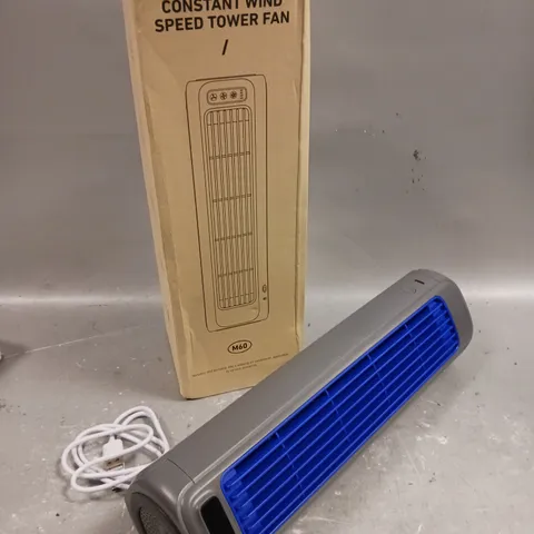 BOXED CONSTANT WIND SPEED TOWER FAN 