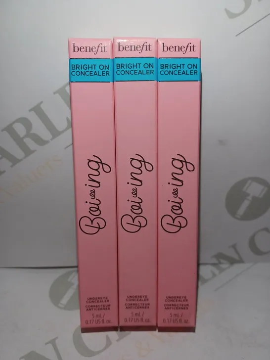 LOT OF APPROX 14 X 5ML BENEFIT COSMETICS BOI-ING BRIGHT ON BRIGHTENING UNDEREYE CONCEALER - #PEACH