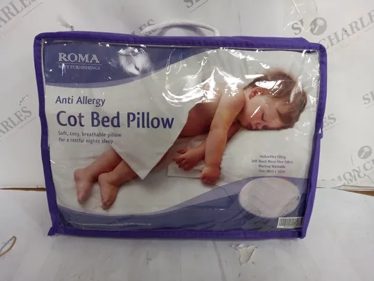 ROMA ANTI ALLERGY COT BED PILLOW 