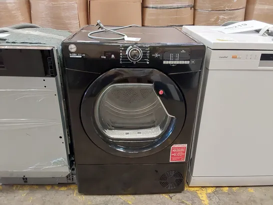 HOOVER HLEC9DGB FREESTANDING 9KG CONDENSER TUMBLE DRYER IN BLACK