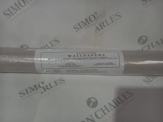 DESIGNER SINGLE ROLL OF DECORATIVE WALLPAPER IN GREY