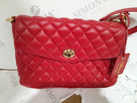 ASHWOOD ROSA QUILTED BAG RED