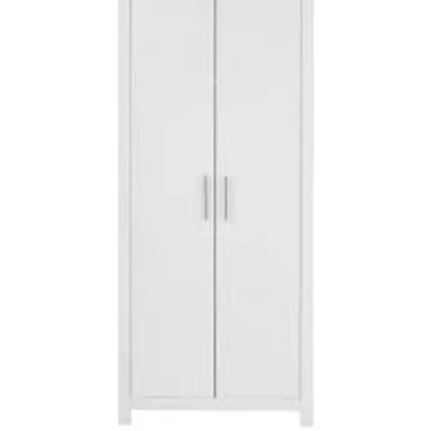 BOXED RIO 2-DOOR WARDROBE IN OAK - 2 BOXES COMPLETE