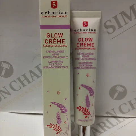 ERBORIAN CC & BB CREAMS GLOW CREME ILLUMINATING FACE CREAM 45ML 