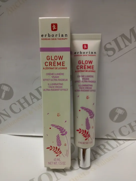 ERBORIAN CC & BB CREAMS GLOW CREME ILLUMINATING FACE CREAM 45ML 