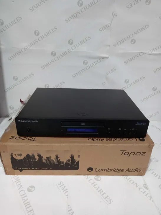 BOXED CAMBRIDGE AUDIO TOPAZ CD10 COMPACT DISC PLAYER