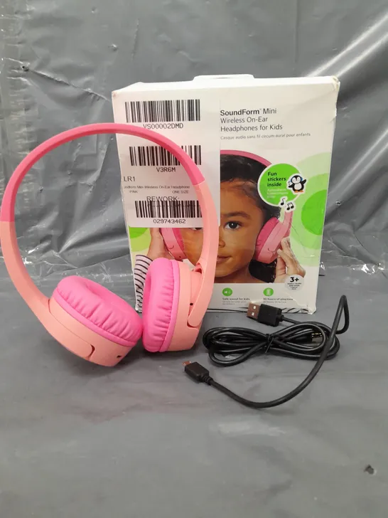 BELKIN SOUNDFORM KIDS MINI WIRELESS HEADPHONES RRP £29.99