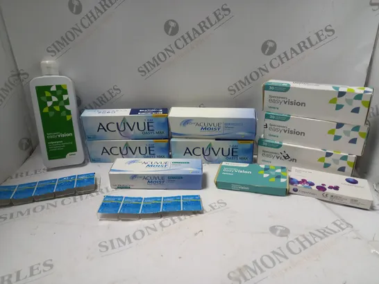 LOT OF HOUSEHOLD ITEMS TO INCLUDE ACUVUE OASYS MAX, ETC