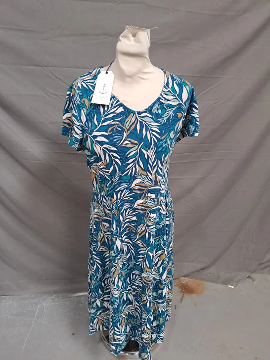 SEASALT CORNWALL PIER VIEW DRESS - UK 14 