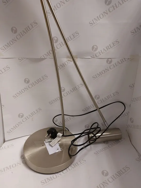 JOHN LEWIS STAINLESS STEEL EFFECT FLOOR LAMP