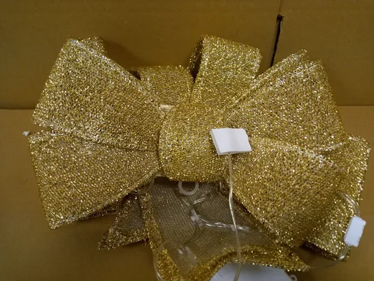 GOLD BATTERY OPERATED DOOR BOW  RRP £19.99