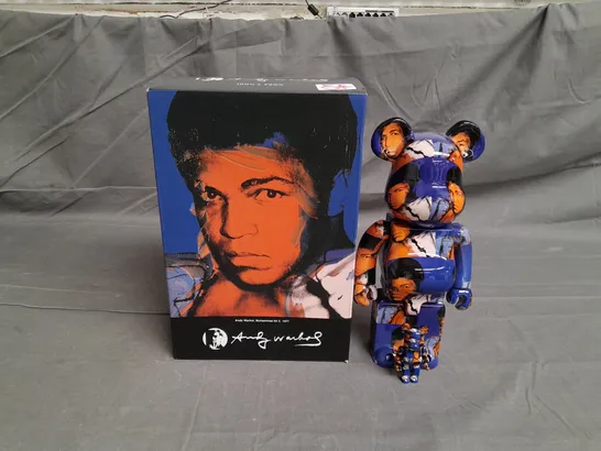 BEARBRICK - MUHAMMED ALI 100 & 400 ANDY WARHOL - COLLECTORS