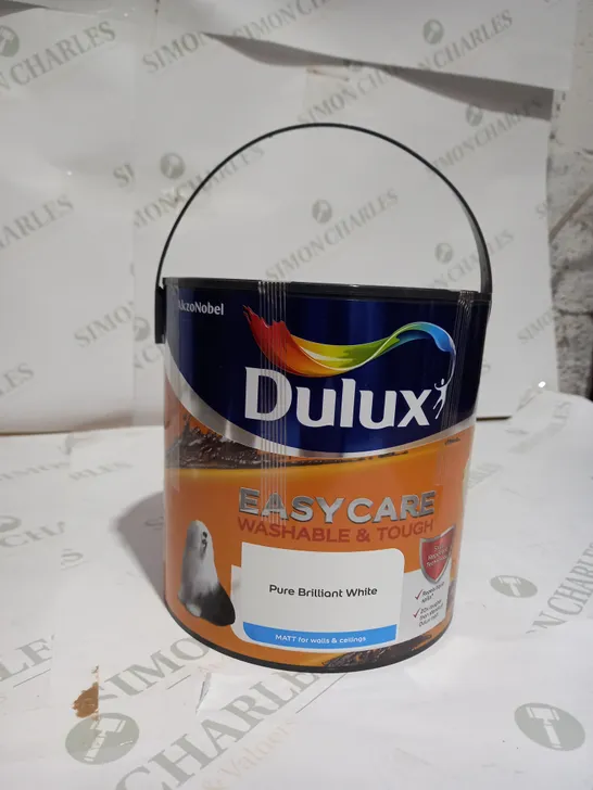 DULUX EASYCARE PURE BRILLIANT WHITE MATT EMULSION PAINT, 2.5L