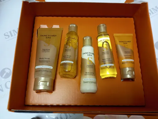 BOXED SANCTUARY SPA SIGNATURE PERFECT PAMPER PARCEL GIFT SET RRP £20