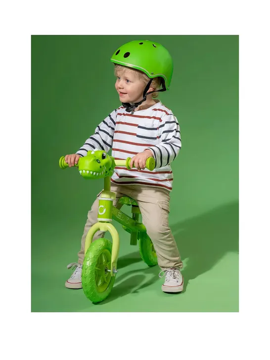 BOXED EVO BALANCE BIKE WITH DINO IN GREEN