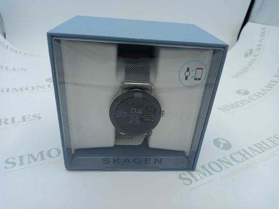 BRAND NEW BOXED SKAGEN WATCH FALSTER BLACK AND SILVER RRP £448.5