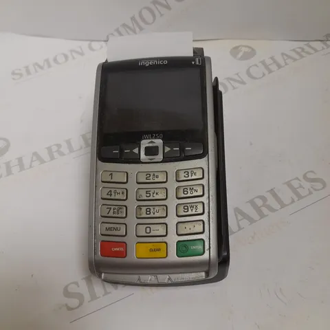 INGENICO IWL250 CARD MACHINE TERMINAL & BASE 