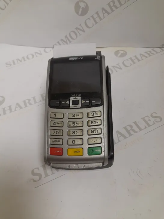 INGENICO IWL250 CARD MACHINE TERMINAL & BASE 