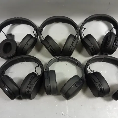 6 X UNBOXED SKULLCANDY WIRELESS HEADPHONES 