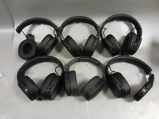 6 X UNBOXED SKULLCANDY WIRELESS HEADPHONES 